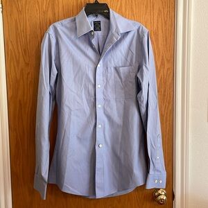 Joseph & Feiss Long Sleeve Blue 15 34/35 Like New